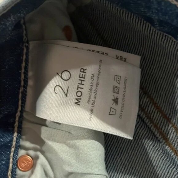 MOTHER DENIM The Stunner Ankle Fray Crate Digger 26 HARDLY WORN! $258 - Picture 12 of 15